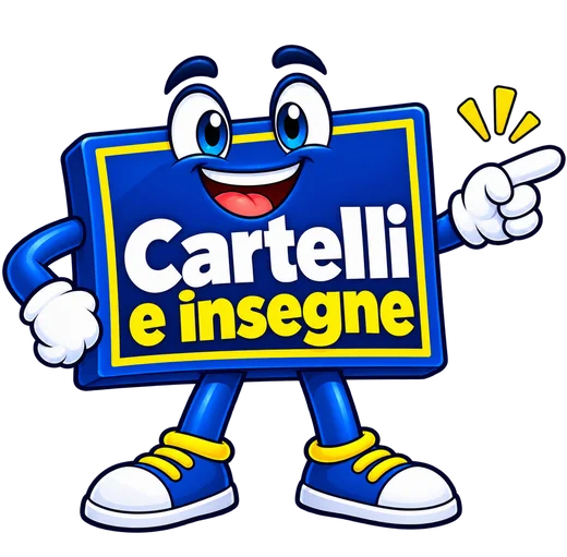 Mascotte Pubbliarredo: Cartelli e insegne