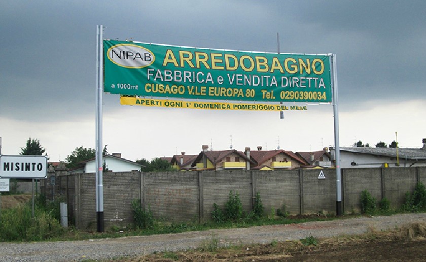 MISINTO - PALO 46 - via Europa/Misentasca confine Lazzate