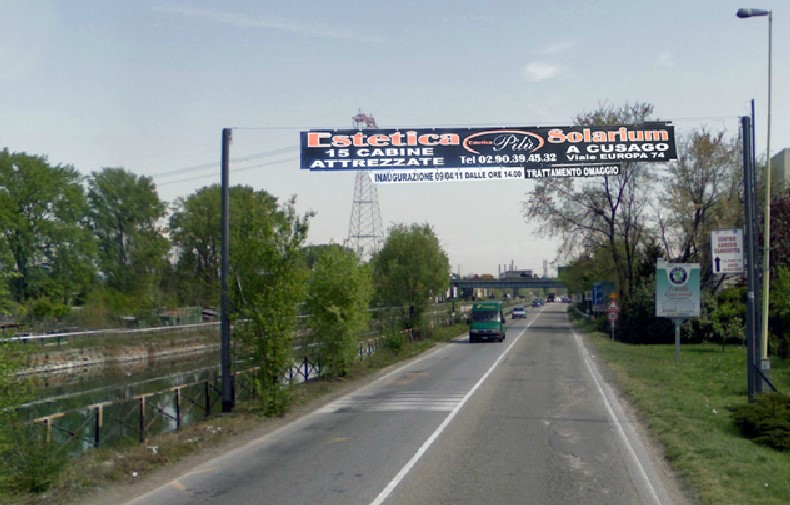 TREZZANO SUL NAVIGLIO - PALO 25 - via Milano vecchia circonvallazione