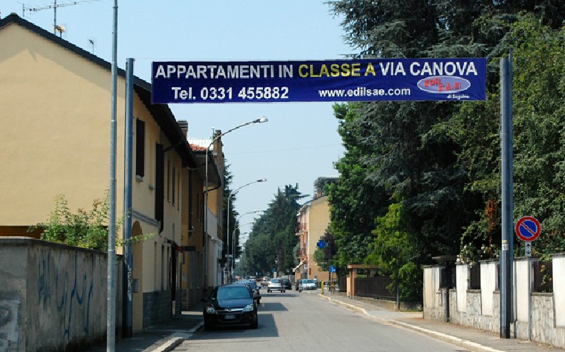LEGNANO - PALO 160 - via C. Menotti prima di via Vespucci