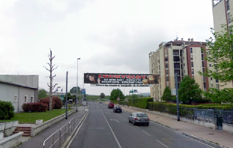 SAN DONATO MILANESE - PALO 87 - via Parri ingresso piscina