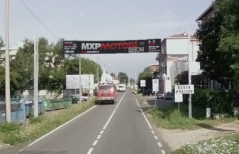 BUSTO ARSIZIO - PALO 231 - Corso Sempione mt 15 da via Valle Olona