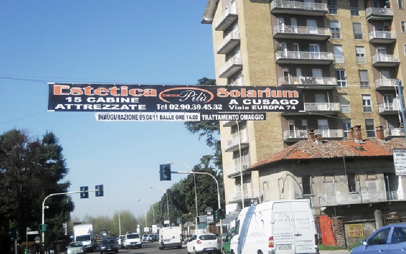 TREZZANO SUL NAVIGLIO - PALO 73 - Circonvallazione ang. Via Roma